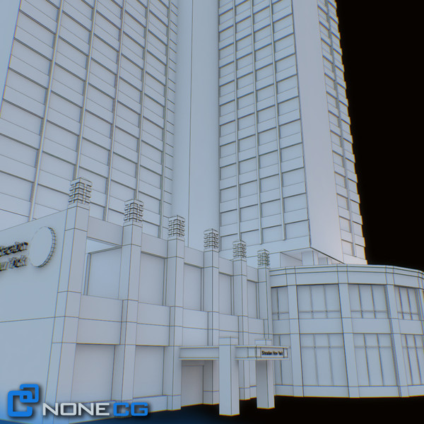 3d sheraton 7th avenue building - NYC Building Sheraton 7th Avenue... by NONECG